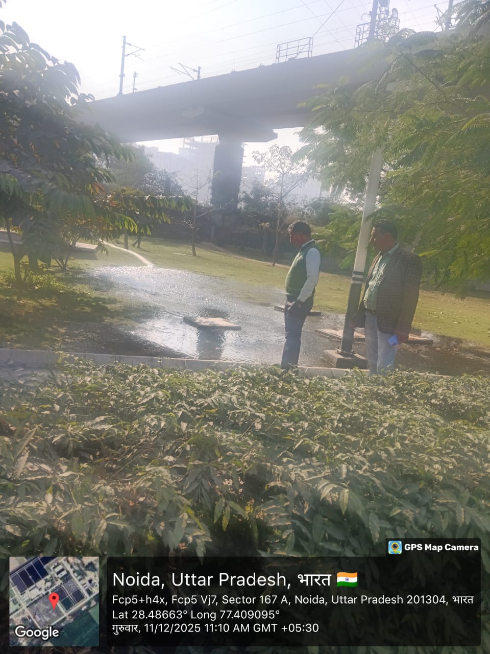 Joint visit Noida Authority's Water (Outer Agency) official visit