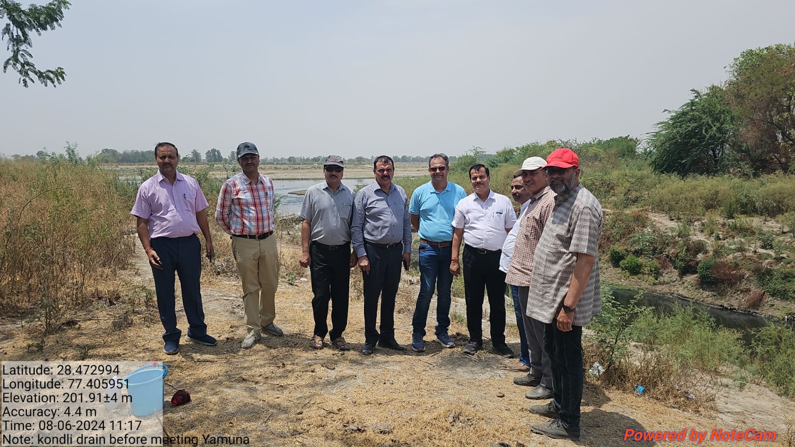 Joint Inspection of Kondli Drain