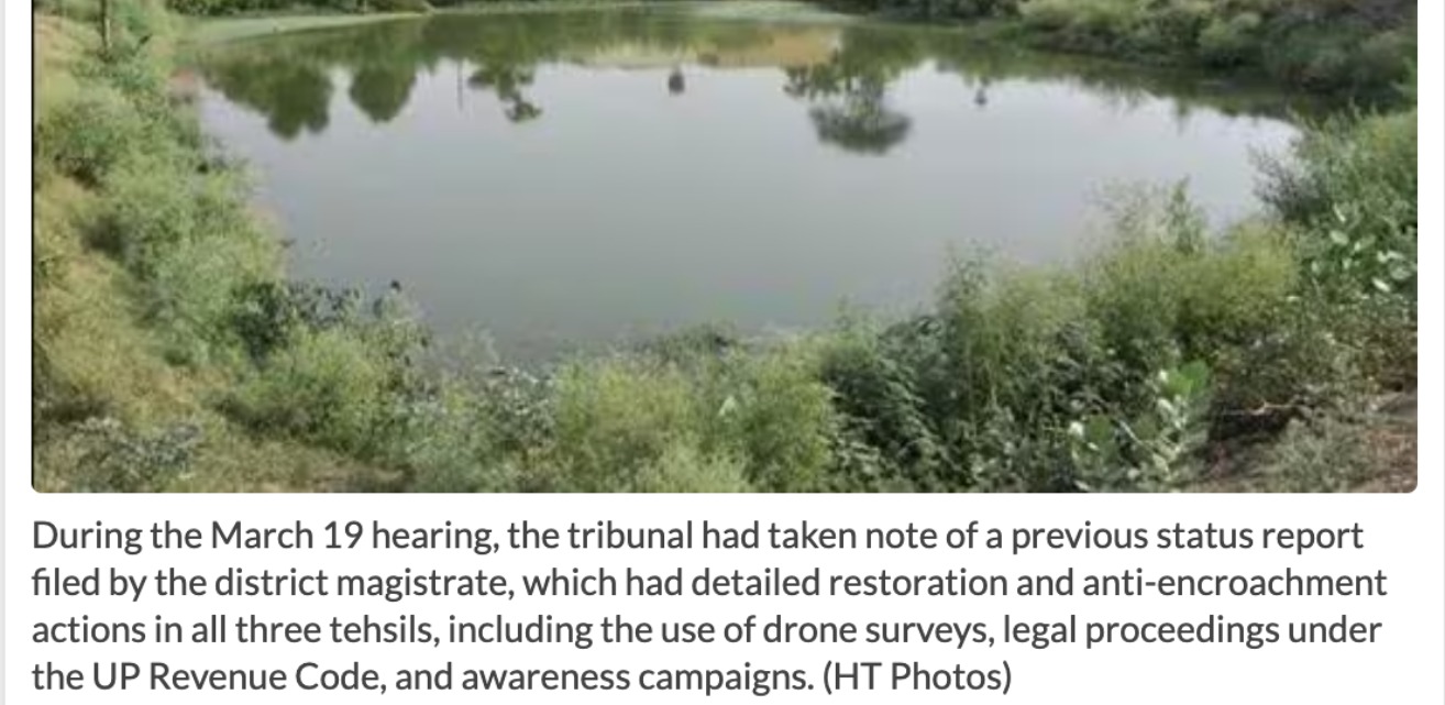 49.9 hectares of pond area encroached in Gautam Budh Nagar, NGT told