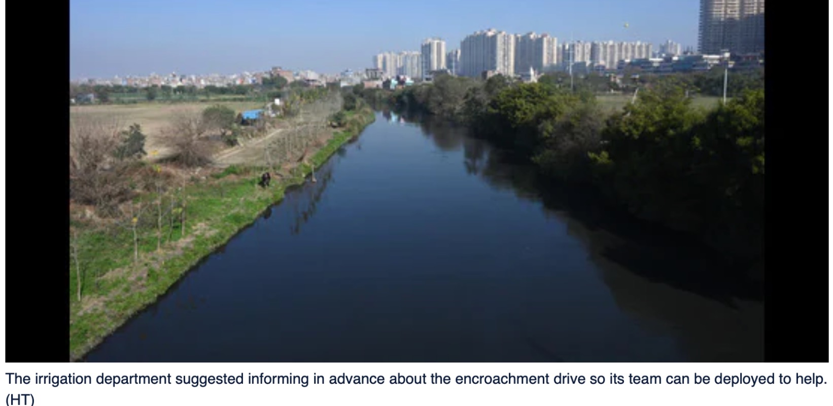 Forest dept asks GNIDA to remove encroachment on Hindon floodplain