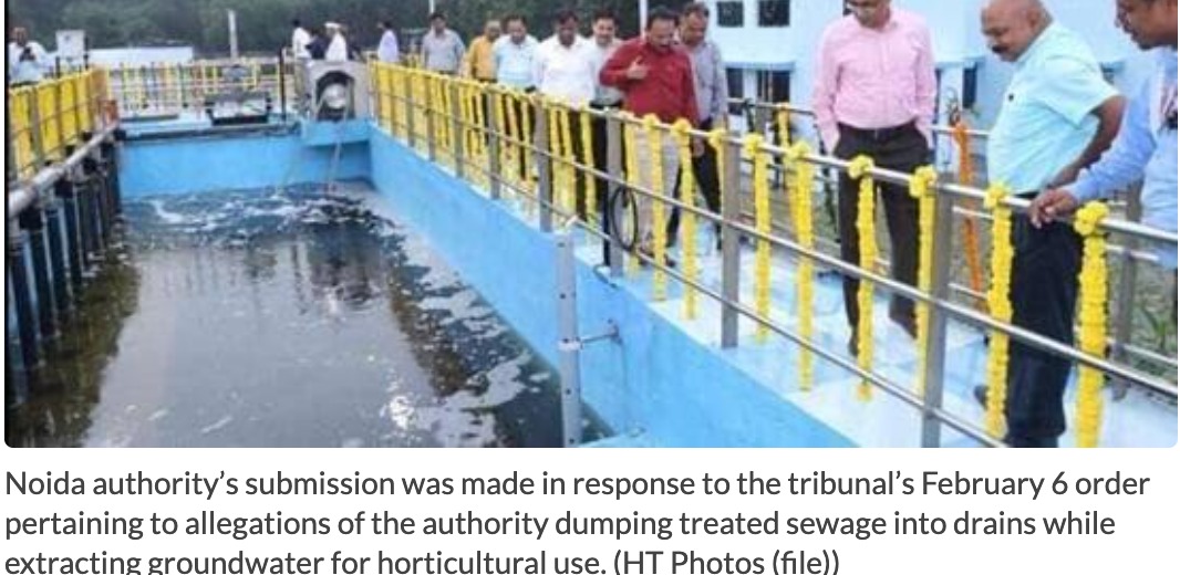 Treated sewage reuse to touch 48% by 2026; Noida to NGT