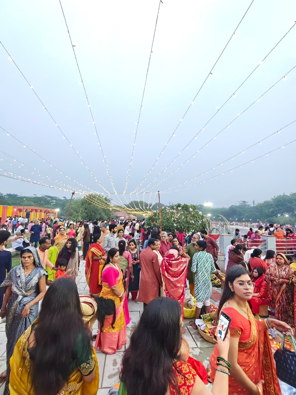 Chhath Puja Celebration in Noida